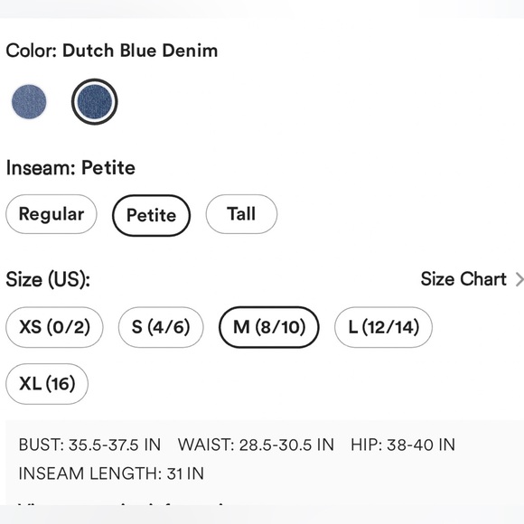 NWT Halara Mid Rise french terry denim sweat-pant jeans with pockets - Picture 11 of 13